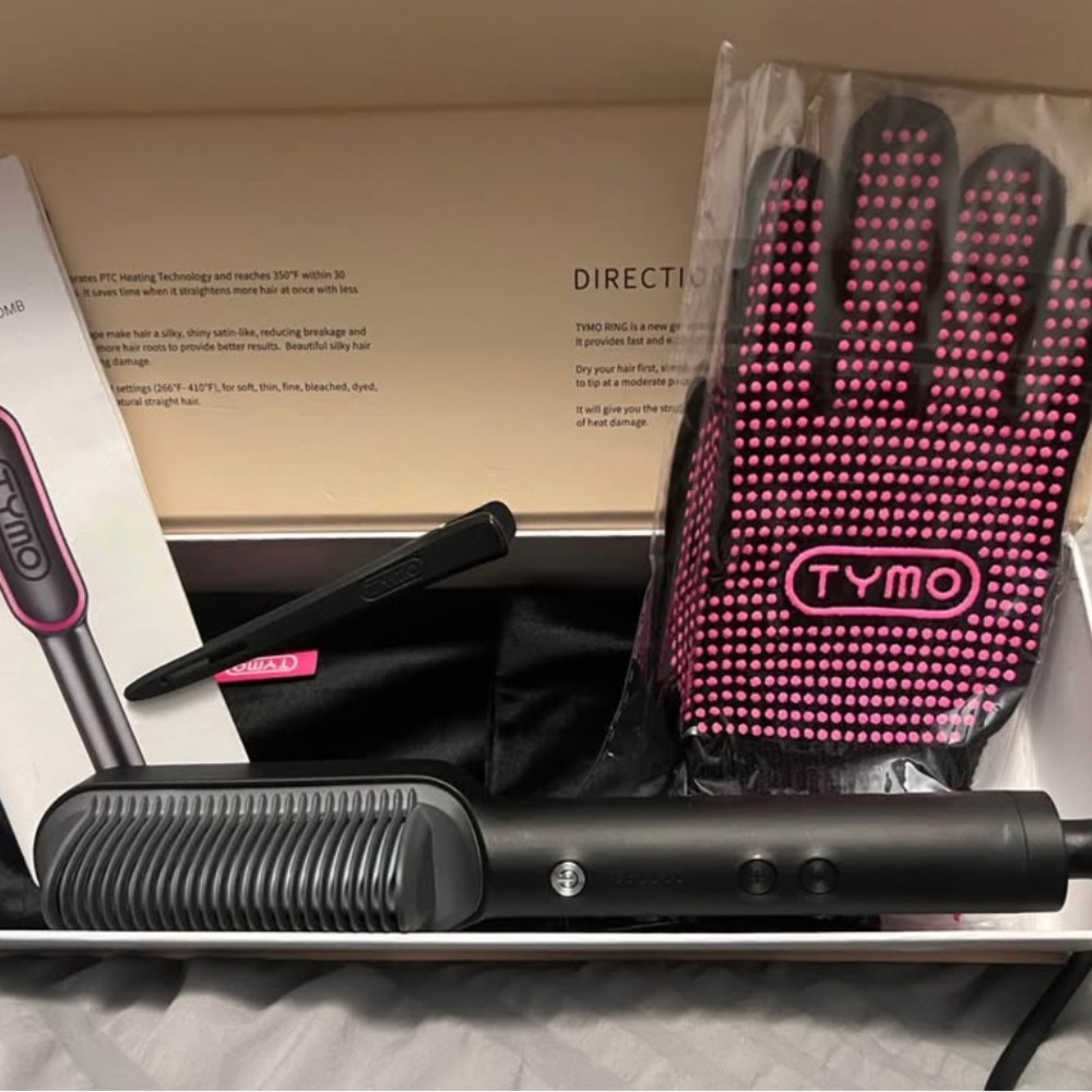 TYMO Hair Straightener with Heat Glove